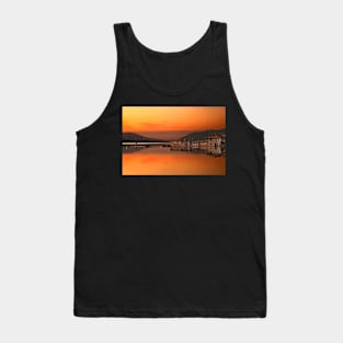 Twilight of a sinking village Tank Top